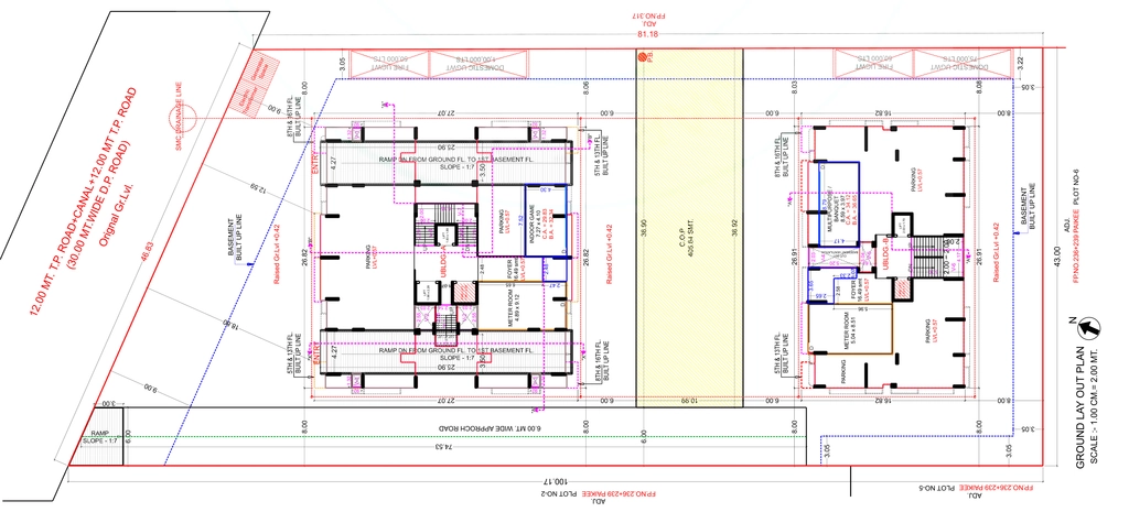 Master Plan of Blue Stone One in Mota Varachha, Surat - Image 431009