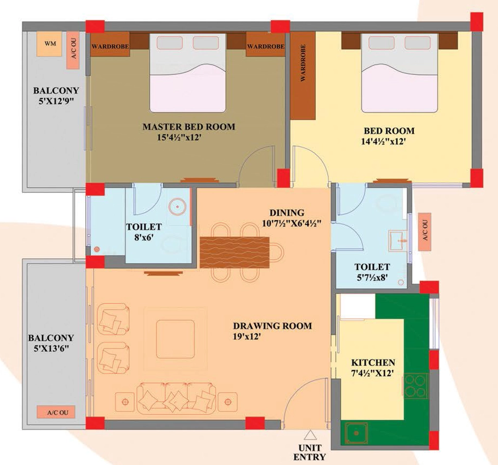 2 BHK Flat in Saha Panchvati in Rajpur Road, Dehradun - Image 928775