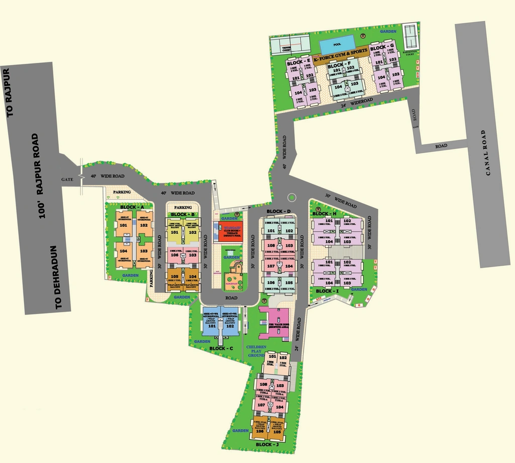 Master Plan of Saha Panchvati in Rajpur Road, Dehradun - Image 429320