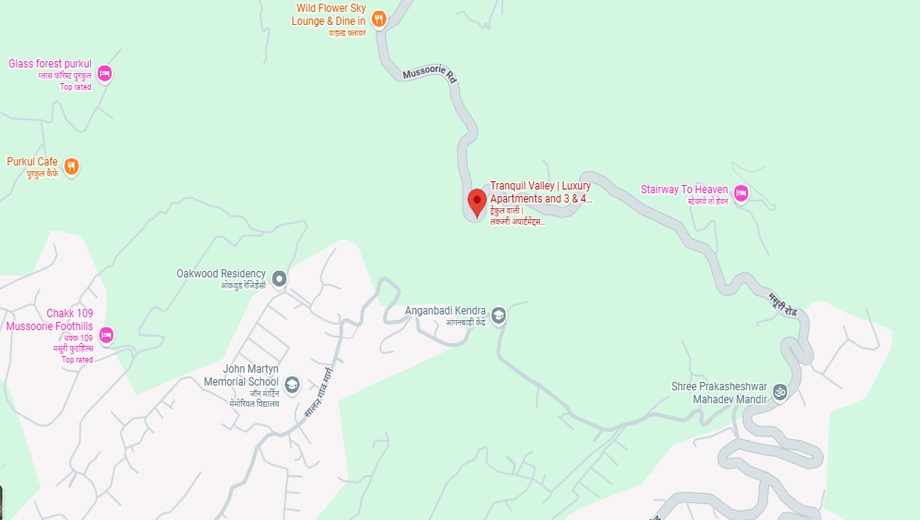 Location of Sawhney Tranquil Valley in Mussoorie Road, Dehradun - Image 429386