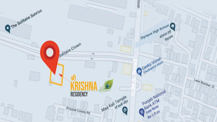Location of Swastik Shri Krishna Residency - Image 429400