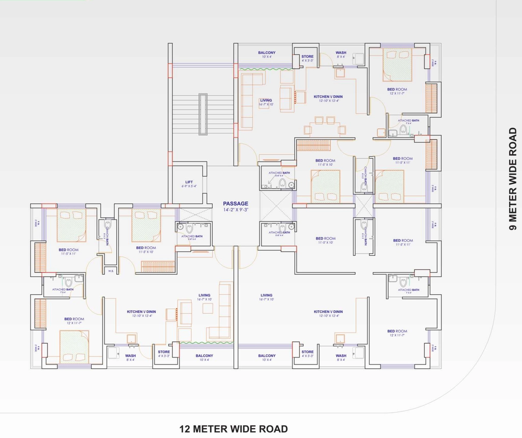 Master Plan of Tejas Shyamprabhu Niketan in Raiya, Rajkot - Image 429532