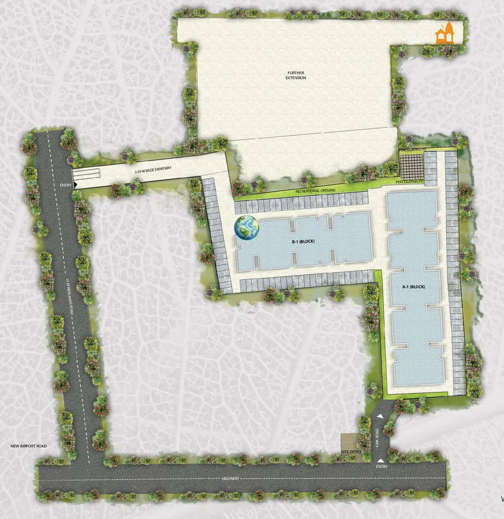 Master Plan of Greentech Residency in Dharapur, Guwahati - Image 430756