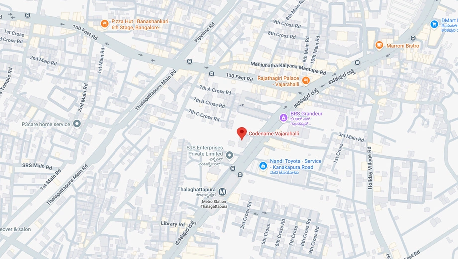 Location of Purva Codename Diamond in Vajarahalli, Bangalore - Image 429622