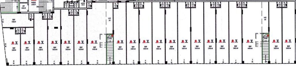 Floor Plan of Commercial West View in Raiya, Rajkot - Image 429637