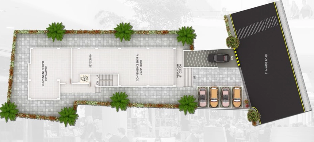 Master Plan of Inclts Square in Beltola, Guwahati - Image 430091