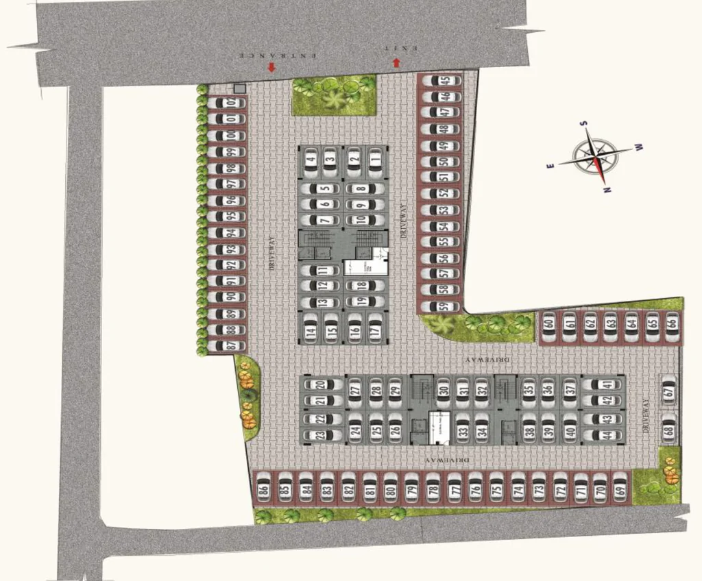 Master Plan of Mittal Gokul Tower in Dhirenpara, Guwahati - Image 430118