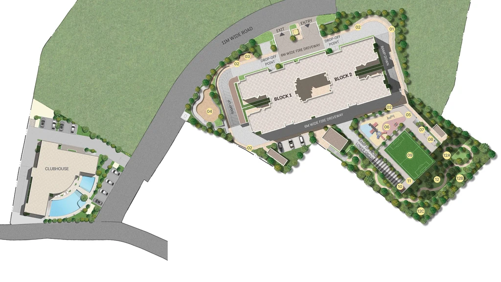 Master Plan of Sobha Woods Whispering Hill in Aakkulam, Thiruvananthapuram - Image 429681