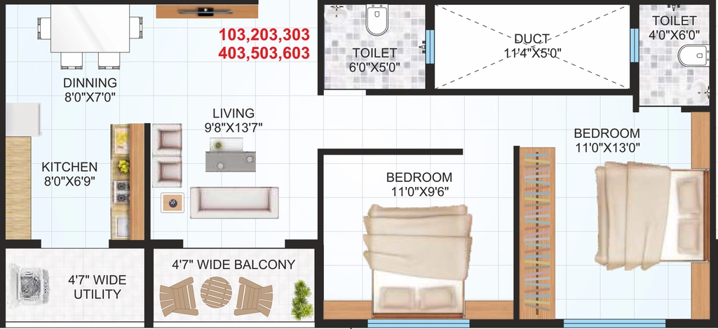 2 BHK Flat in Bhagyalaxmi Swarup in Gangapur Road, Nashik - Image 928967