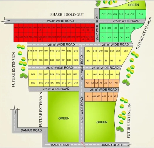 Master Plan of Capital Smart City in Sultanpur Road, Lucknow - Image 429859