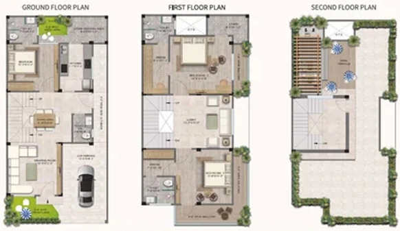 3 BHK House/Villa in CCS Amor Villas in Chinhat, Lucknow - Image 928997