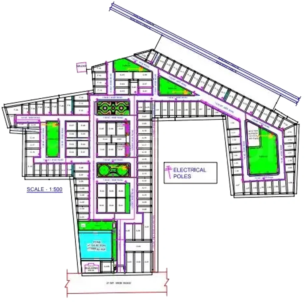 Master Plan of Anand Dham Society in Faizabad Road, Lucknow - Image 429926