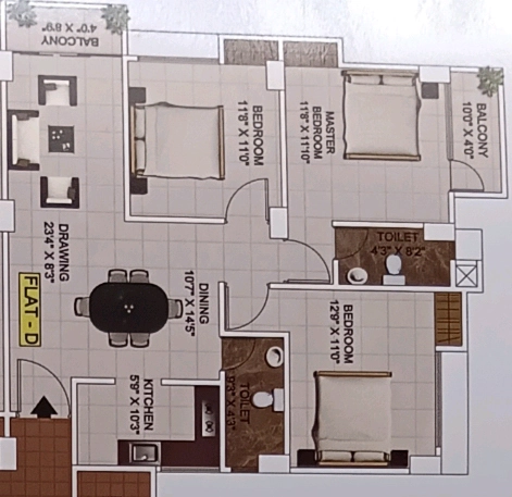 3 BHK Flat in Shivali Navakta Enclave in Dhirenpara, Guwahati - Image 929132