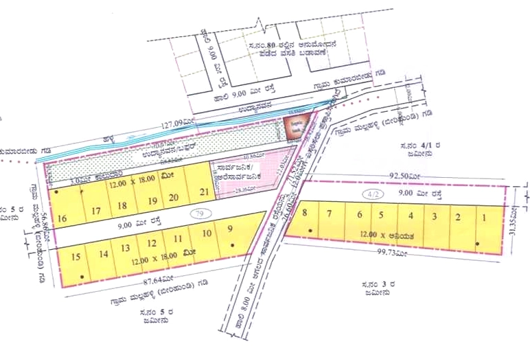 Master Plan of Rishabh Nisarga in Mallahalli, Mysore - Image 429991