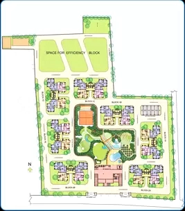Master Plan of RDB Regent Paradise in Bhetapara, Guwahati - Image 430180