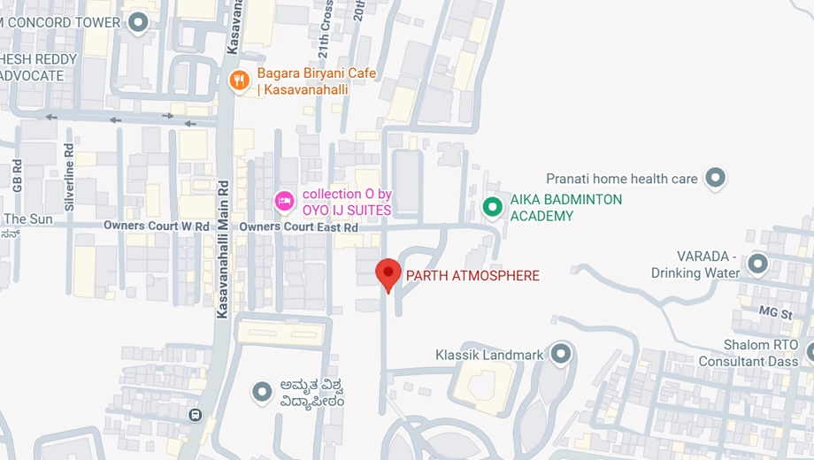 Location of Parth Atmosphere in Sarjapur Road, Bangalore - Image 429981