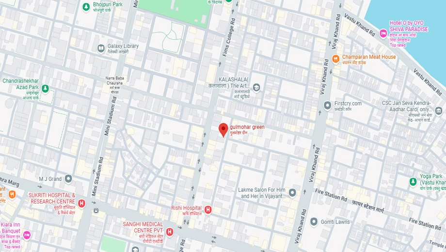 Location of Housing Gulmohar Green in Gomti Nagar Extension, Lucknow - Image 430016
