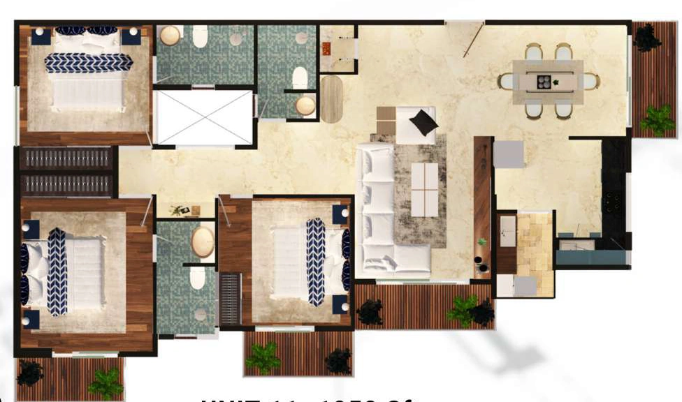 3 BHK Flat in Prakruthi Nandi Brindavan in Uttarahalli, Bangalore - Image 929137