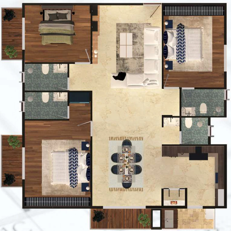 3 BHK Flat in Prakruthi Nandi Brindavan in Uttarahalli, Bangalore - Image 929138