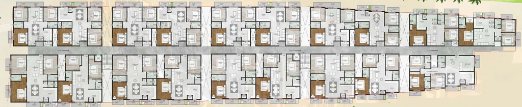 Floor Plan of Prakruthi Nandi Brindavan in Uttarahalli, Bangalore - Image 430141