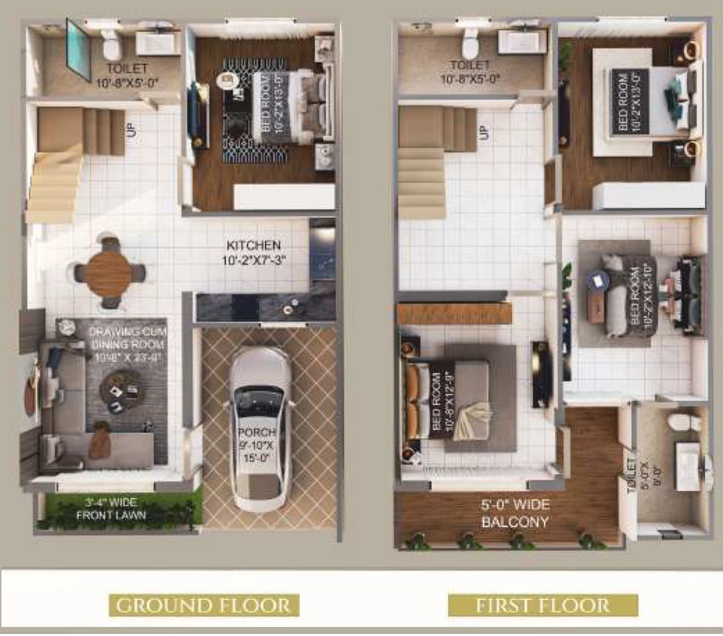 4 BHK House/Villa in RR Orchid Estate in Kanpur Road, Lucknow - Image 929119