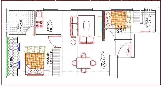 2 BHK Flat in Featherstone East Bourne in Cox Town, Bangalore - Image 929158