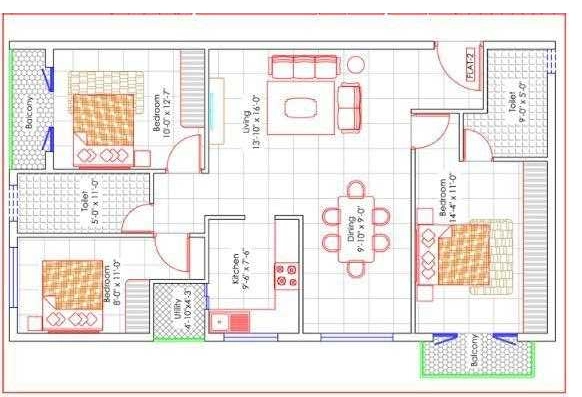 3 BHK Flat in Featherstone East Bourne in Cox Town, Bangalore - Image 929159