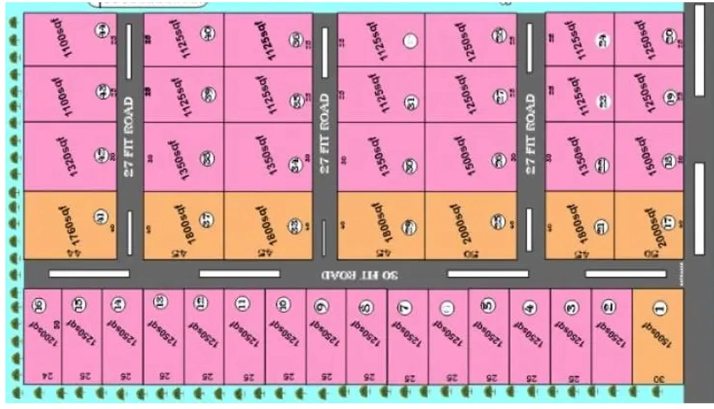 Master Plan of Shark Century in null, Lucknow - Image 430203