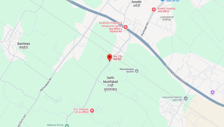 Location of Sky City in Sultanpur Road, Lucknow - Image 430238
