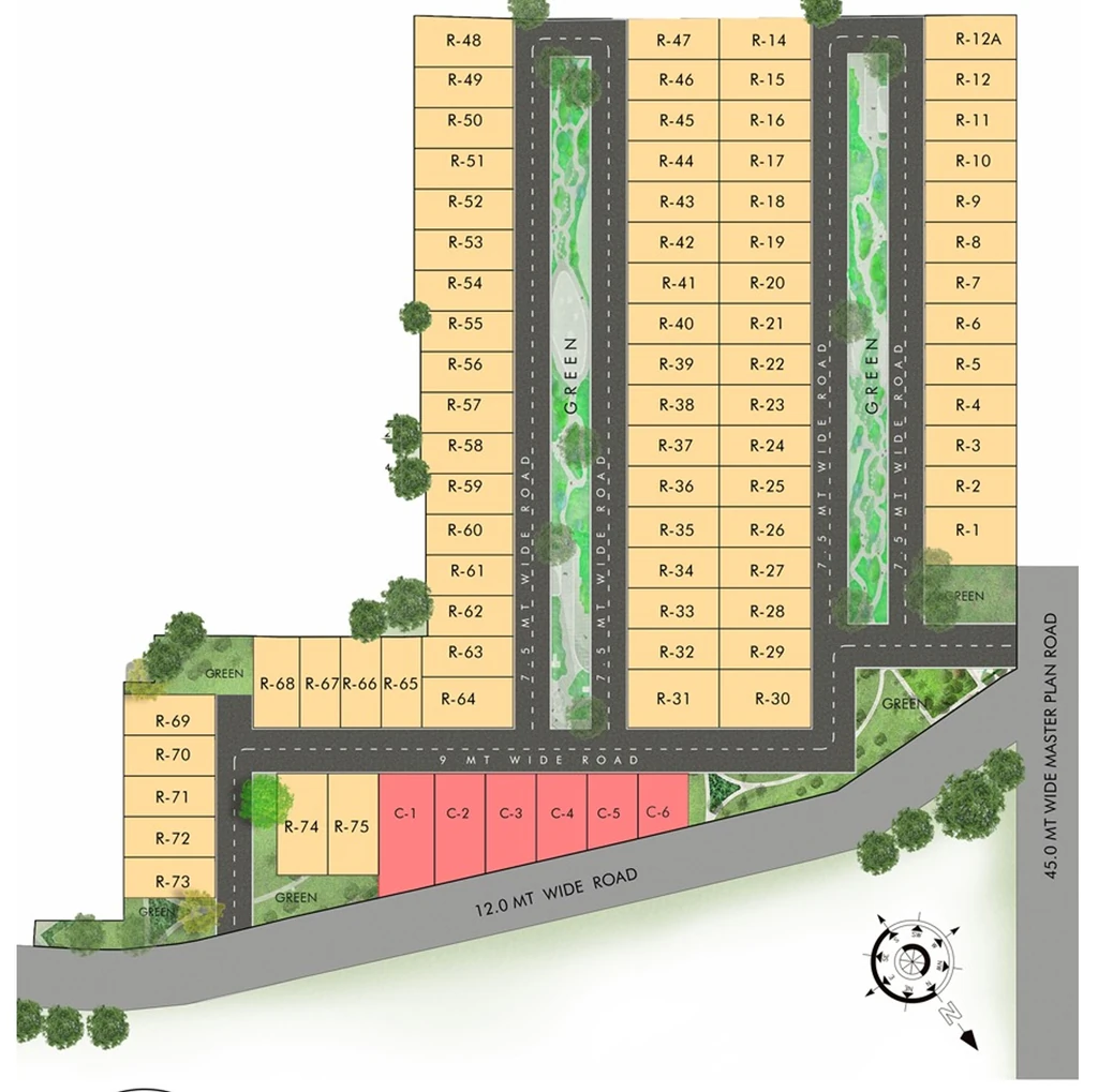 Master Plan of Reciprocal Spring Grand in Gomti Nagar, Lucknow - Image 430264