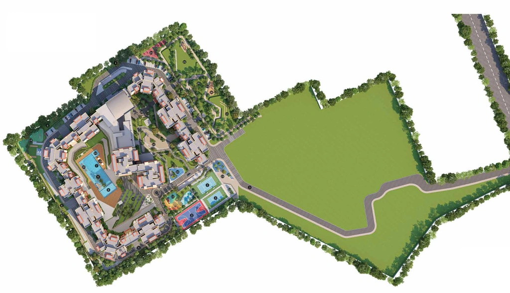 Master Plan of Ramky Fortuna in Whitefield, Bangalore - Image 430286