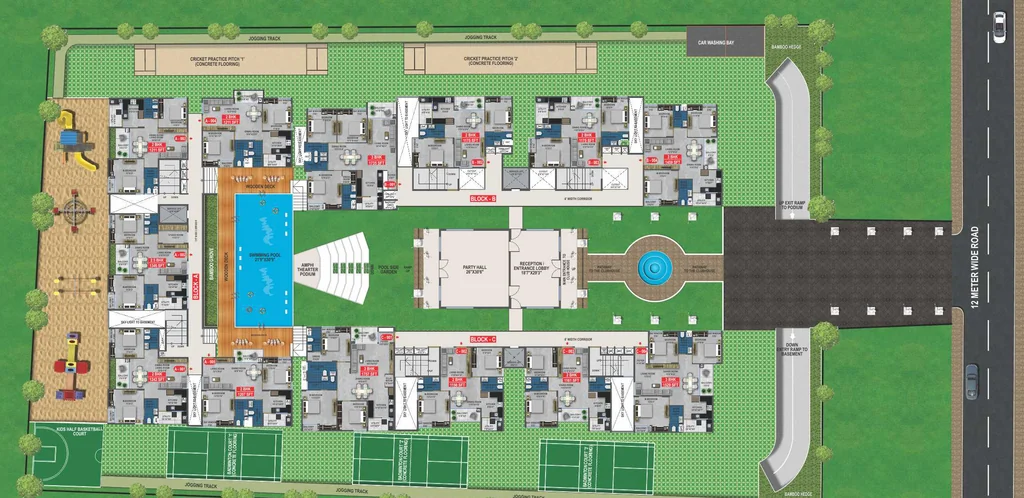 Master Plan of Sekhar Olympus in Horamavu, Bangalore - Image 430302