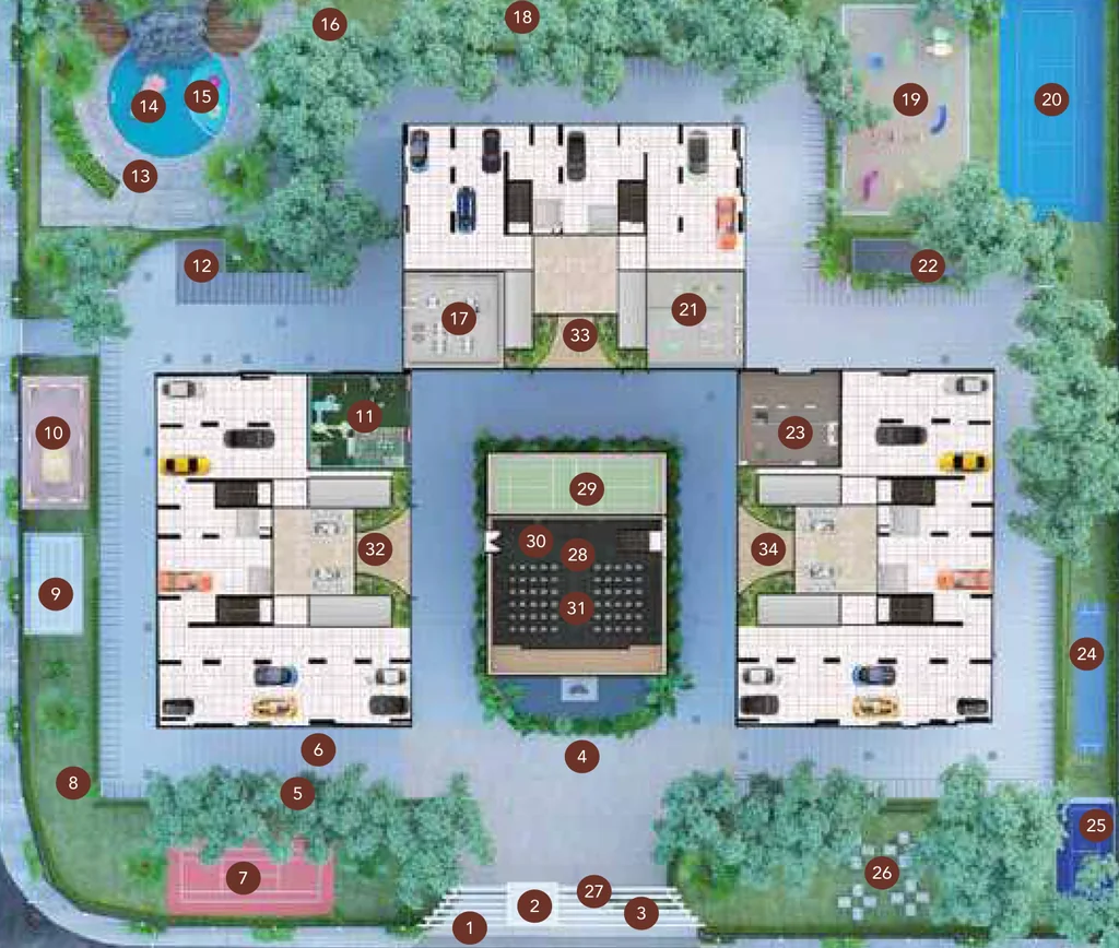 Master Plan of SV Polaris in Panathur, Bangalore - Image 430331