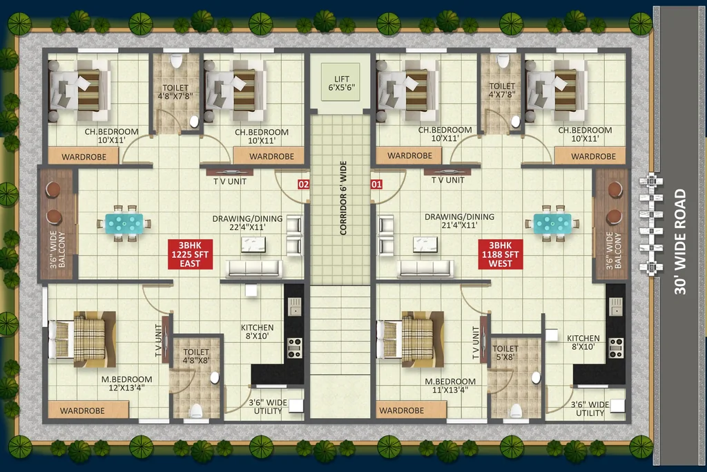 Master Plan of Parth Meridian in Sarjapur Road, Bangalore - Image 430361