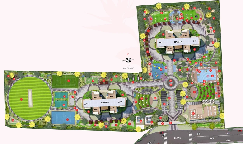 Master Plan of Trifecta Veranza in Sarjapur, Bangalore - Image 430394