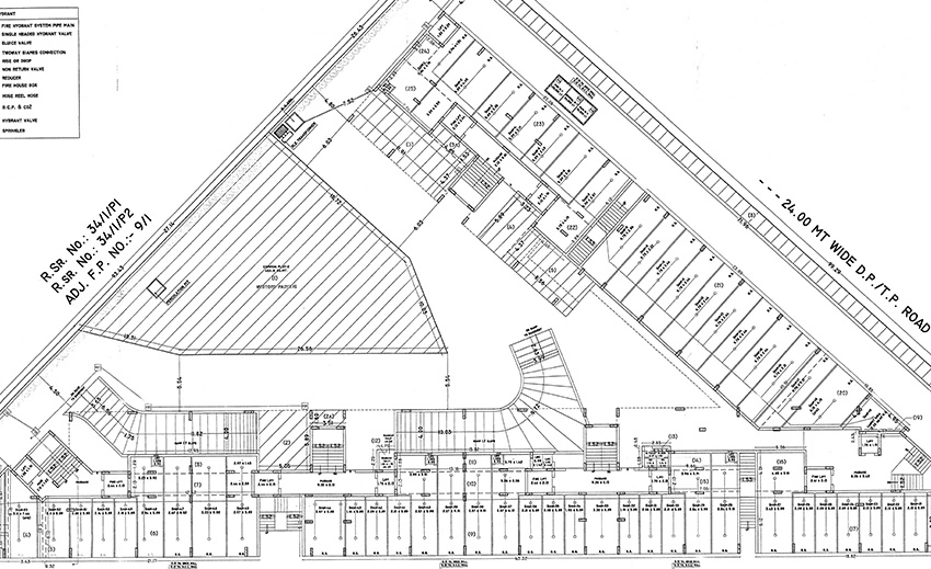 Floor Plan of Commercial Atulyam Prime in Madhapar, Rajkot - Image 430388