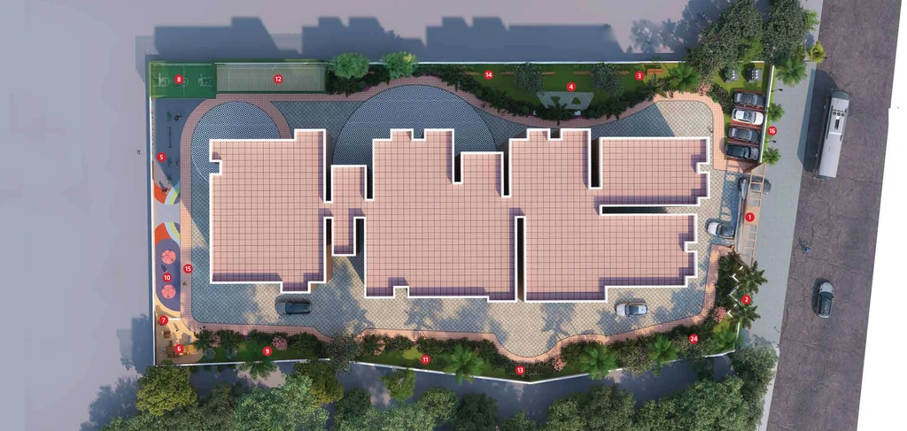 Master Plan of Garuda Park View in Hoskote, Bangalore - Image 430416