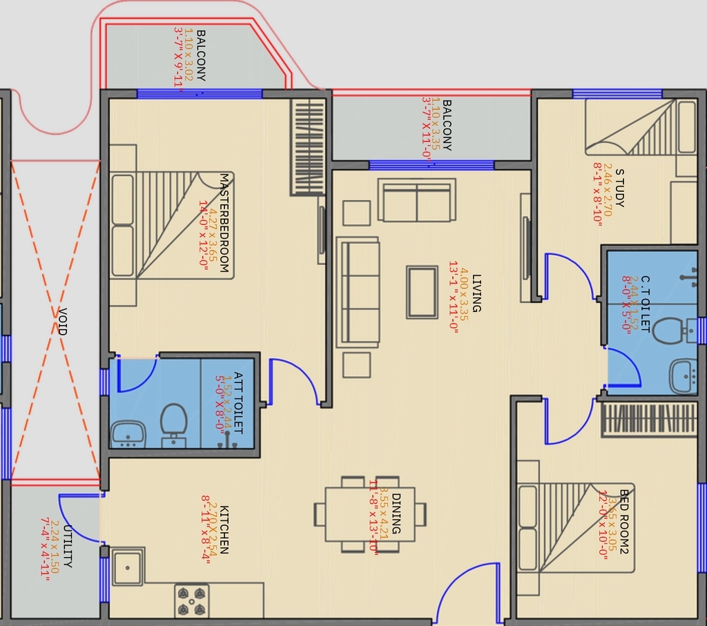 2.5 BHK Flat in Axis Niran in Sarjapur Road, Bangalore - Image 929279