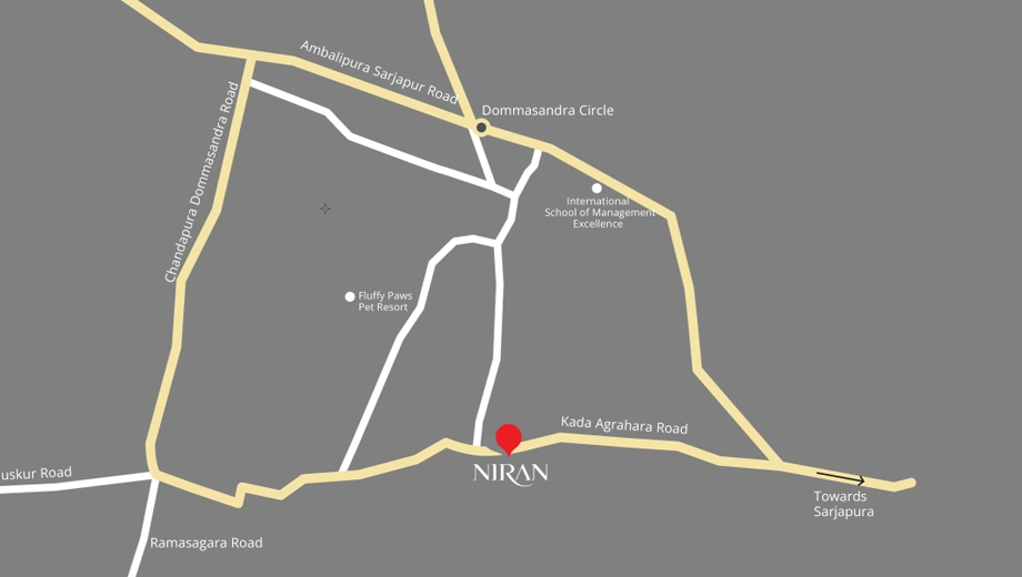 Location of Axis Niran in Sarjapur Road, Bangalore - Image 430475