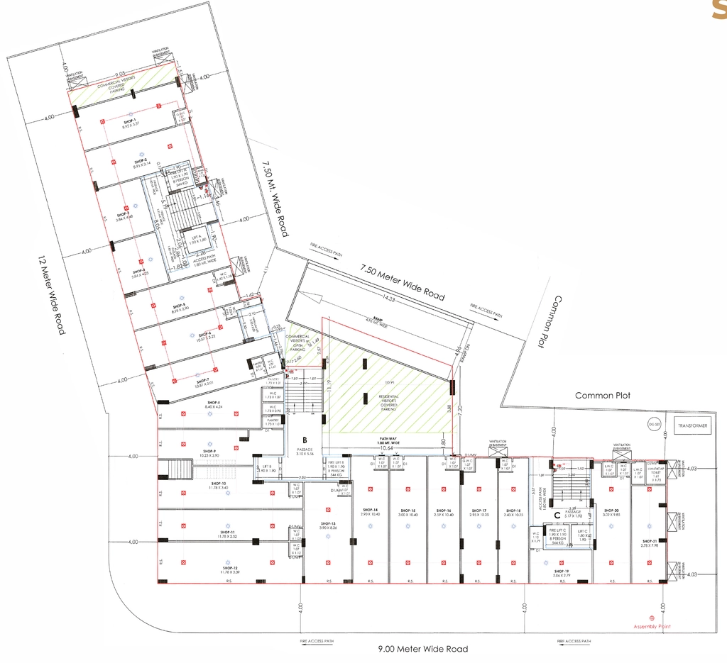 Master Plan of Krishna Silver Nest in Madhapar, Rajkot - Image 430469