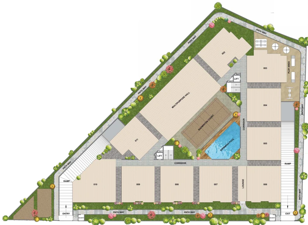 Master Plan of Aryav Greenfields in Kadugodi, Bangalore - Image 430499