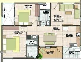 2 BHK Flat in Avyak Fortune in Kalyan Nagar, Bangalore - Image 929289