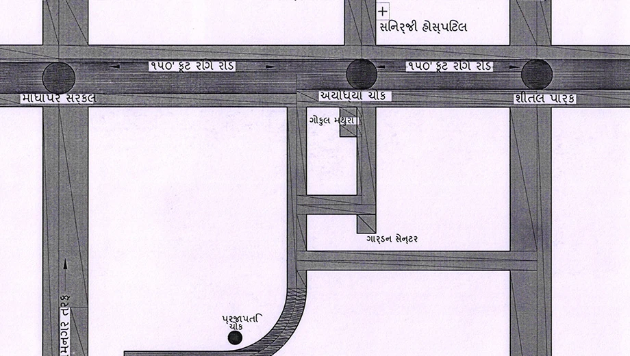 Location of Madhav 4 in Madhapar, Rajkot - Image 430533