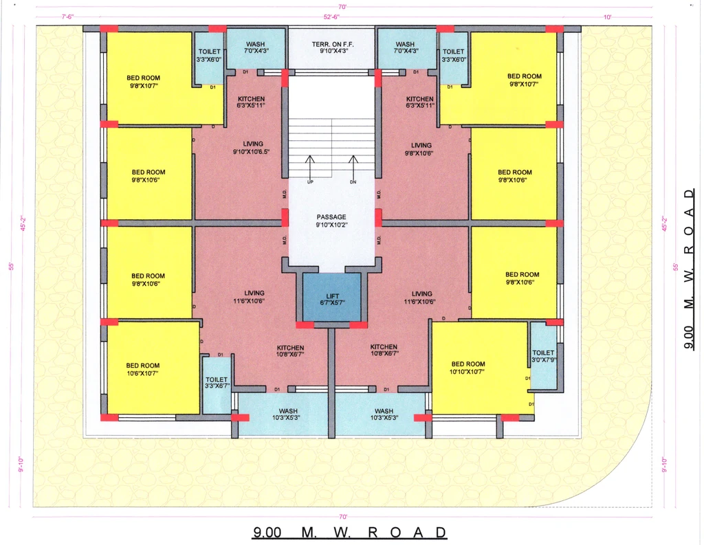 Master Plan of Madhav 4 in Madhapar, Rajkot - Image 430534