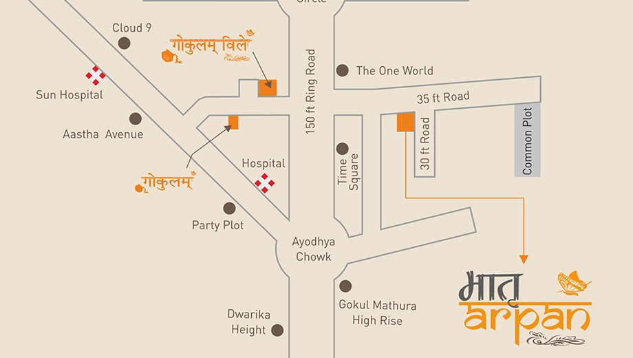 Location of Matru Arpan in Madhapar, Rajkot - Image 430548
