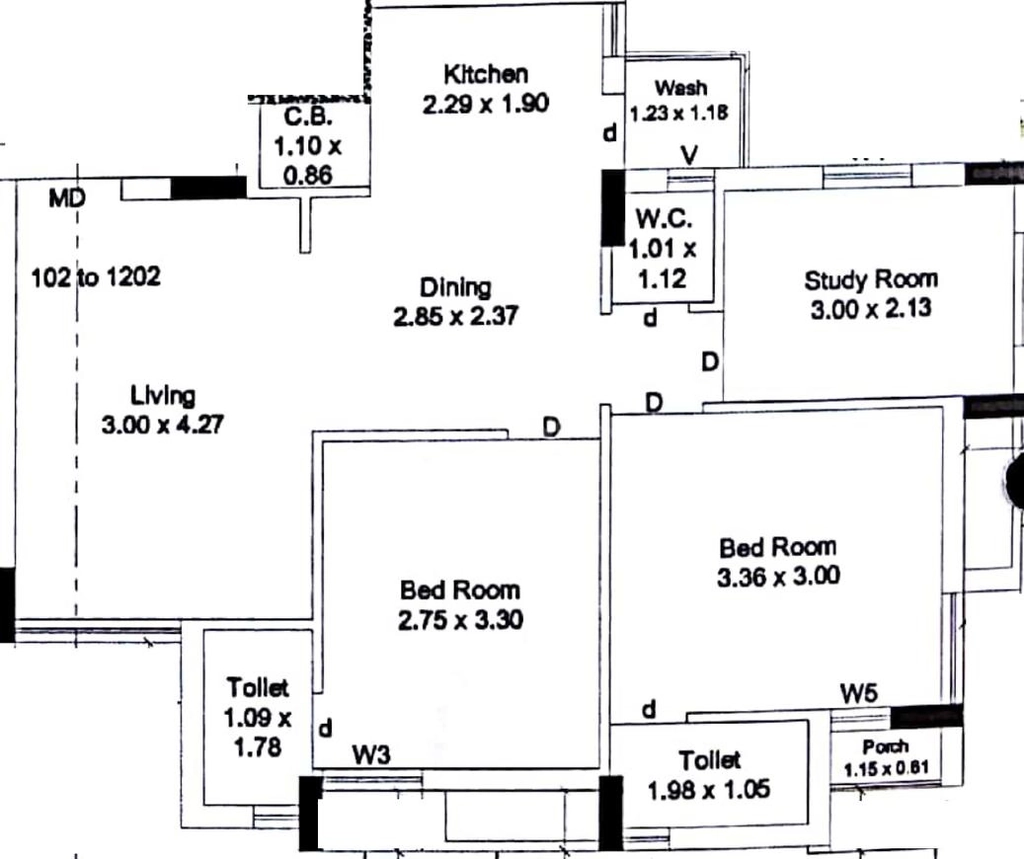 2.5 BHK Flat in Matru Estella in Madhapar, Rajkot - Image 929325