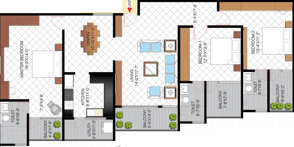 3 BHK Flat in Lewis Ferris in Benson Town, Bangalore - Image 929354