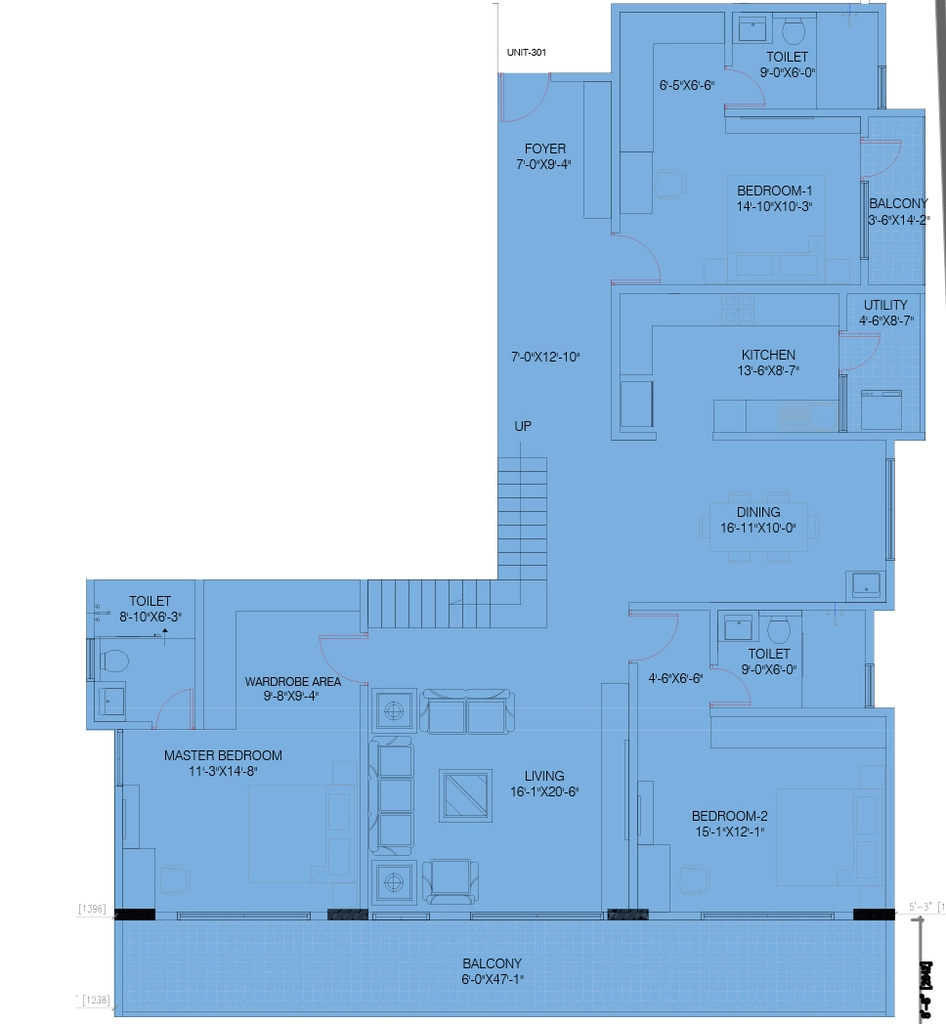 3 BHK Flat in Lewis Ferris in Benson Town, Bangalore - Image 929357