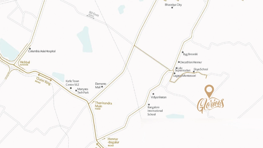 Location of Lewis Glorious in null, Bangalore - Image 430623