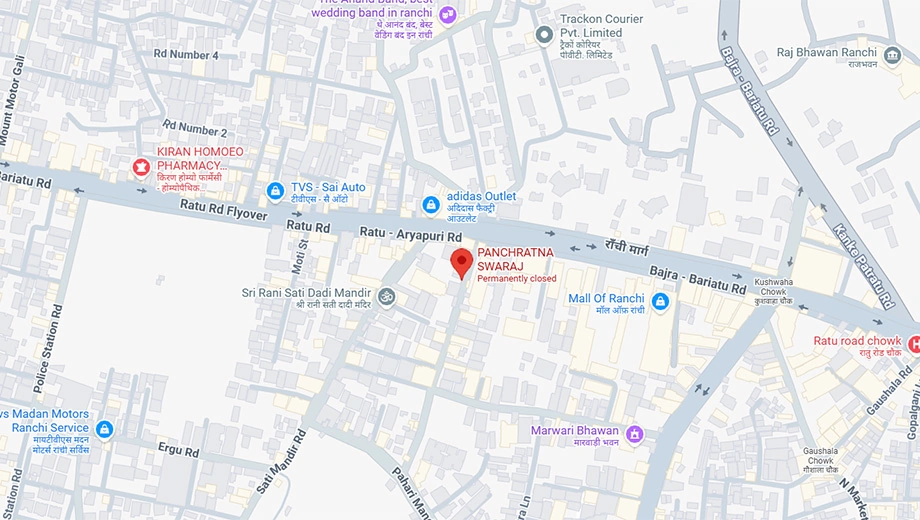 Location of Panchratna Swaraj in Ratu Road, Ranchi - Image 430628